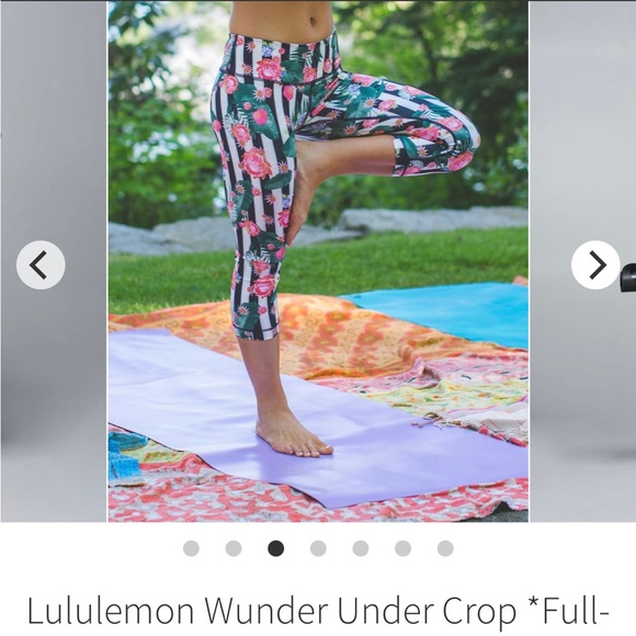 EEUC Lululemon Palm Play Wunder Under Crop - Picture 3 of 9